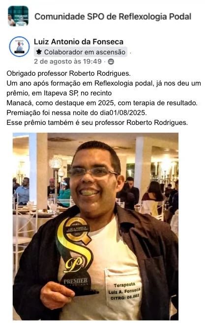 Roberto Reflexoterapeuta | Oferta Especial de Aniversario SPO