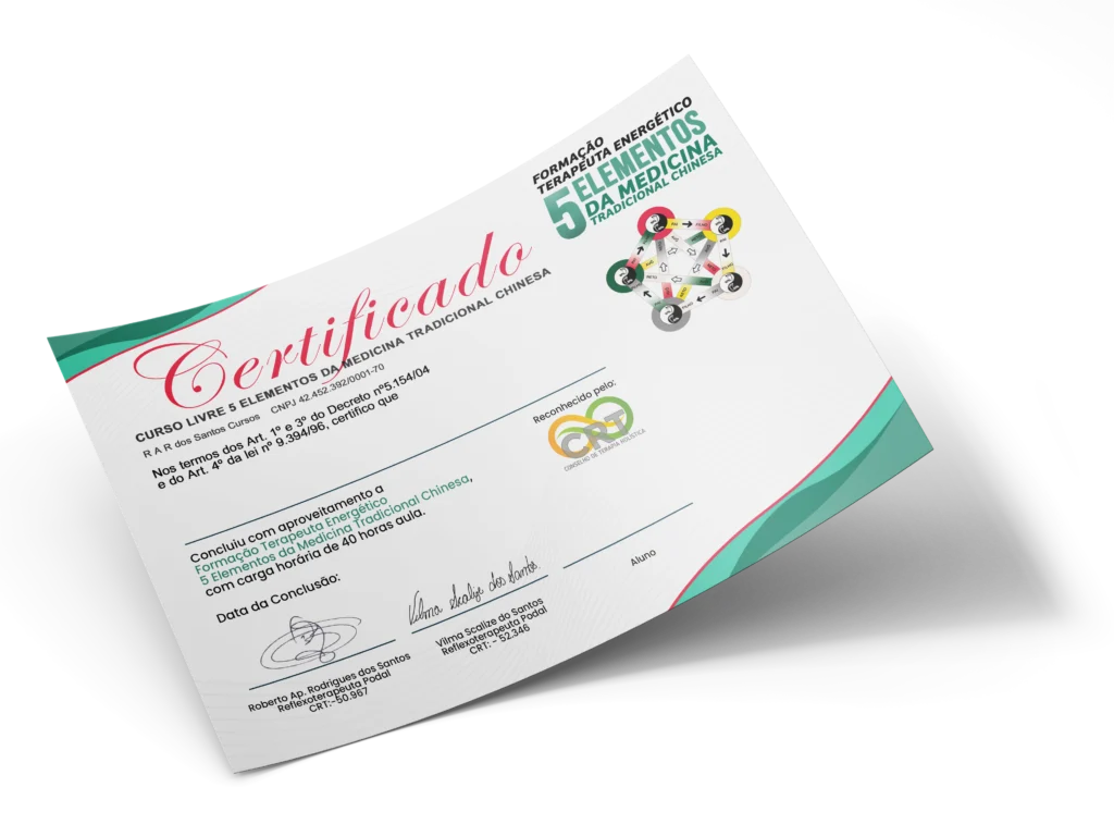 Roberto Reflexoterapeuta | Formação Terapeuta Energético dos 5 E-MTC - PV